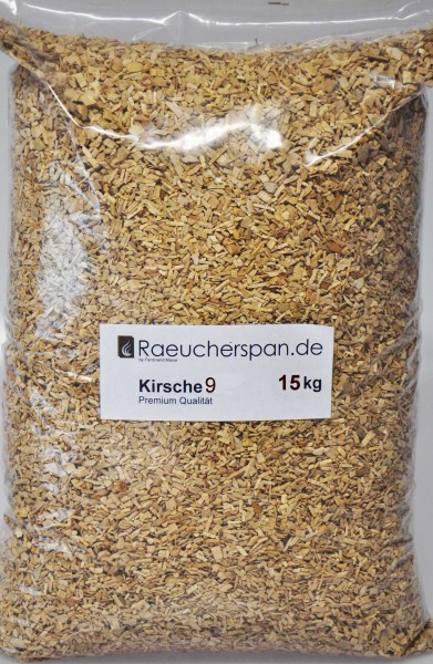 Räucherspäne Kirsche, Typ 9, 2 - 4mm, 15kg