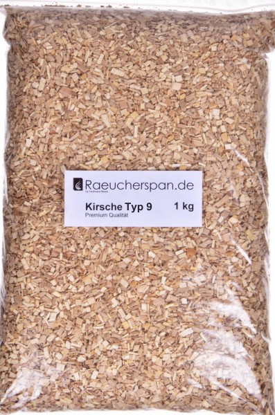 Räucherspäne aus  Kirschholz Typ 9 1,0kg